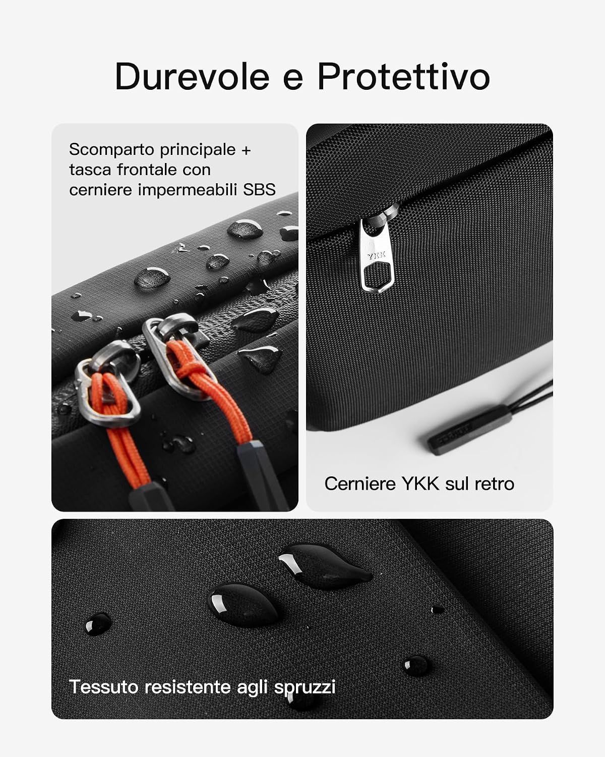 Thumbnail 5 de Inateck Sling Bag X-Pro: borsa a spalla espandibile e multifunzionale con tasca RFID