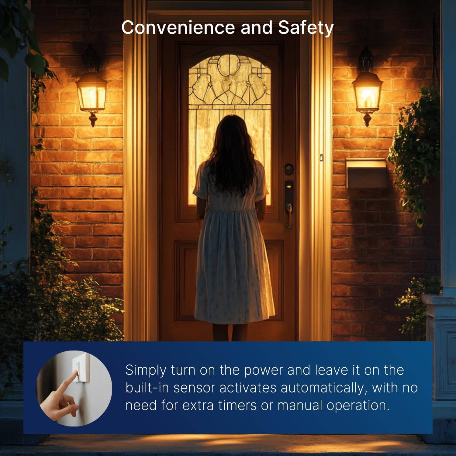 Detalle de FLSNT outdoor sensor LED bulb, ST19