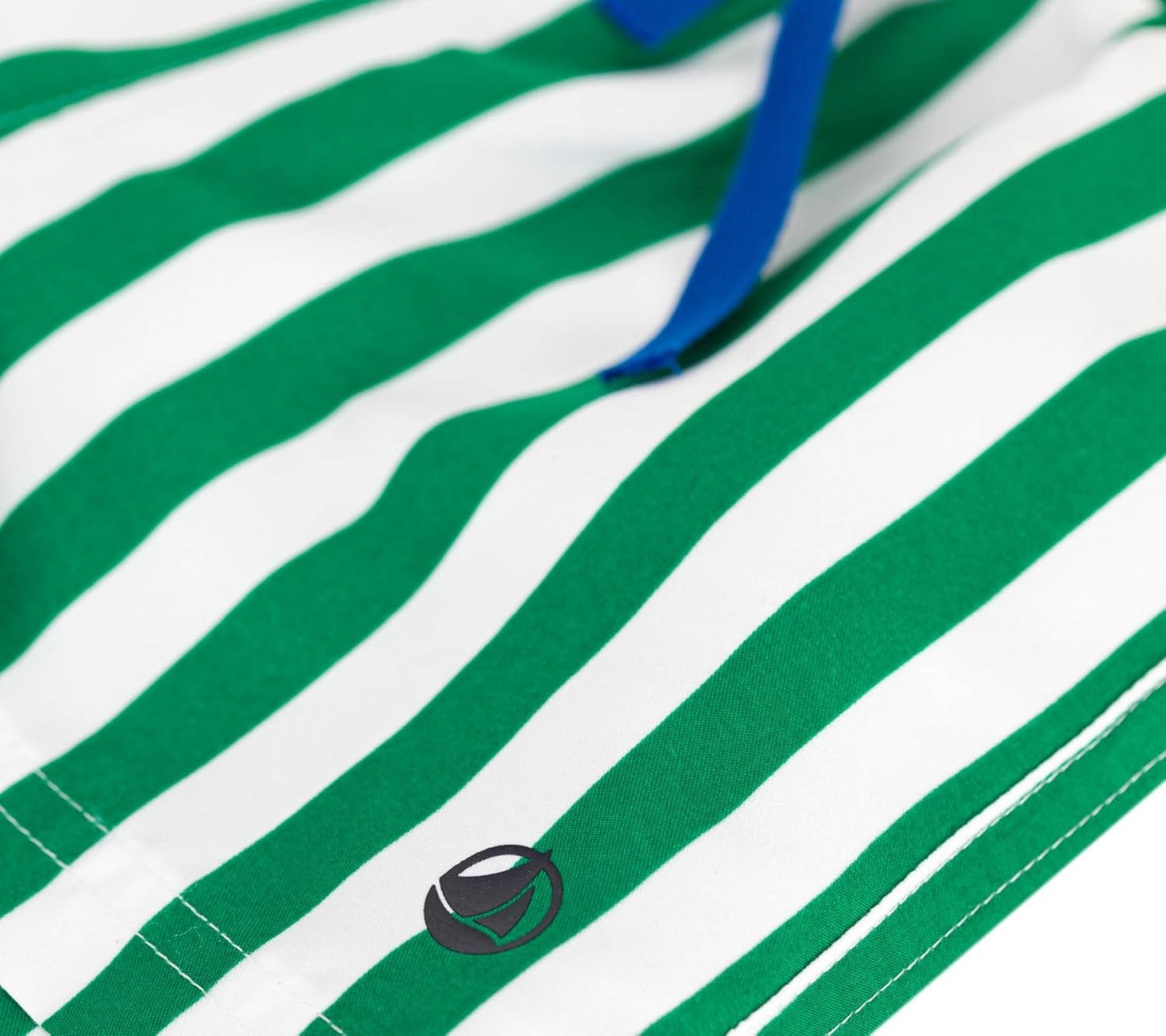 Thumbnail 3 de Petit Bateau Short de plage bébé garçon à rayures, ceinture élastique