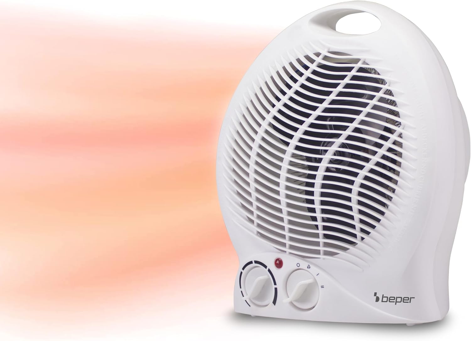 BEPER P203TER203 Termoventilatore Elettrico Compatto 2000W con Termostato, Ventilazione e Sicurezza Auto-surriscaldamento