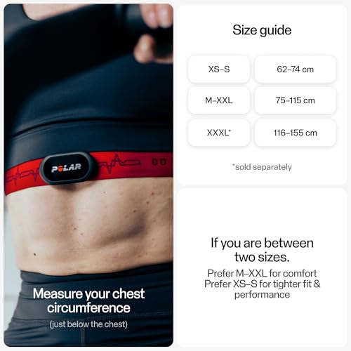 Detalle de Polar H10 M‑XXL Heart Rate Sensor (Bluetooth & ANT+) with Pro Chest Strap