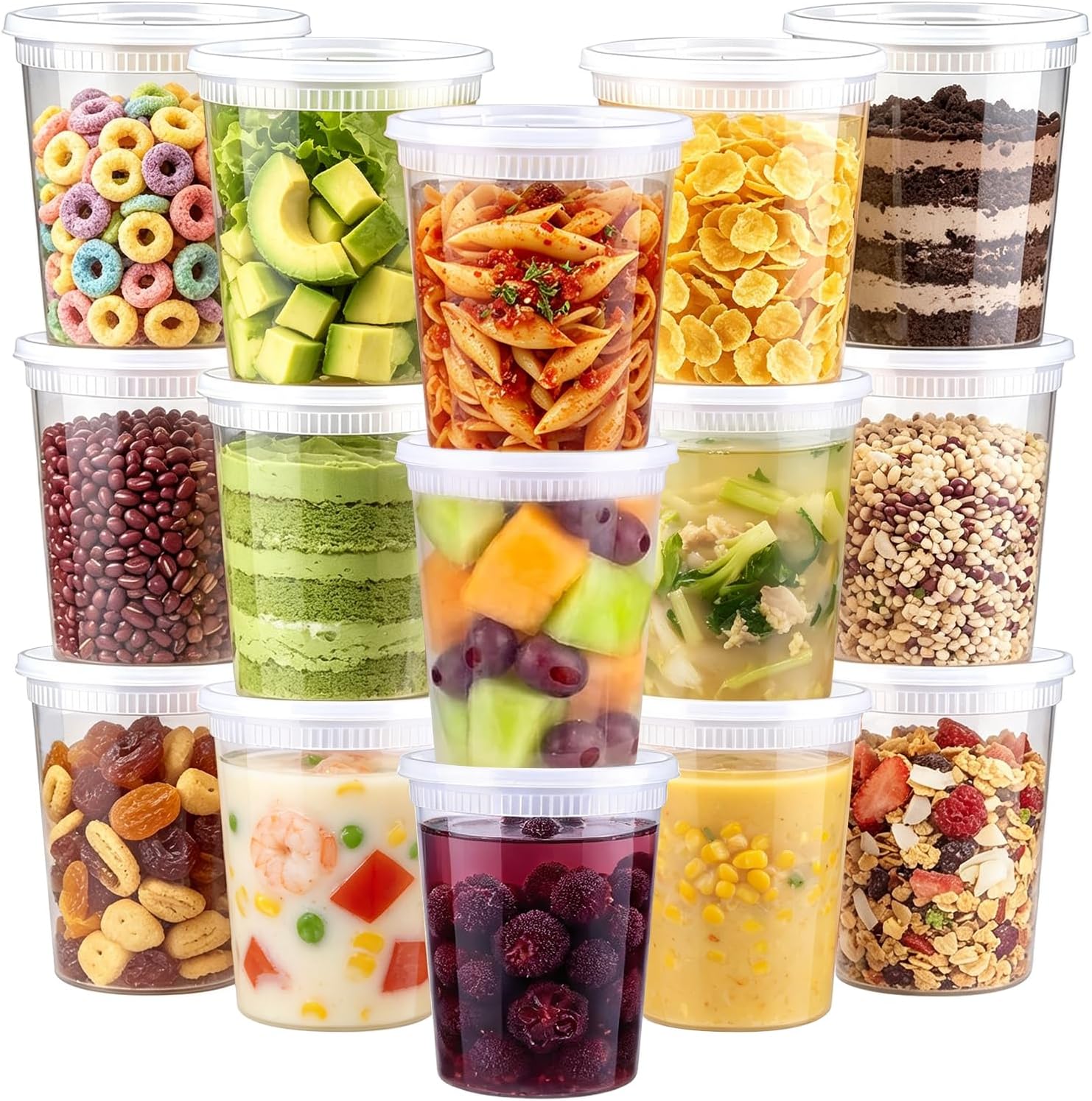 Detalle de Lamosi deli containers 32 oz
