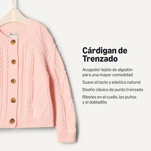 Detalle de Amazon Essentials x Sofia Grainge Cárdigan 4T rosa claro 👶