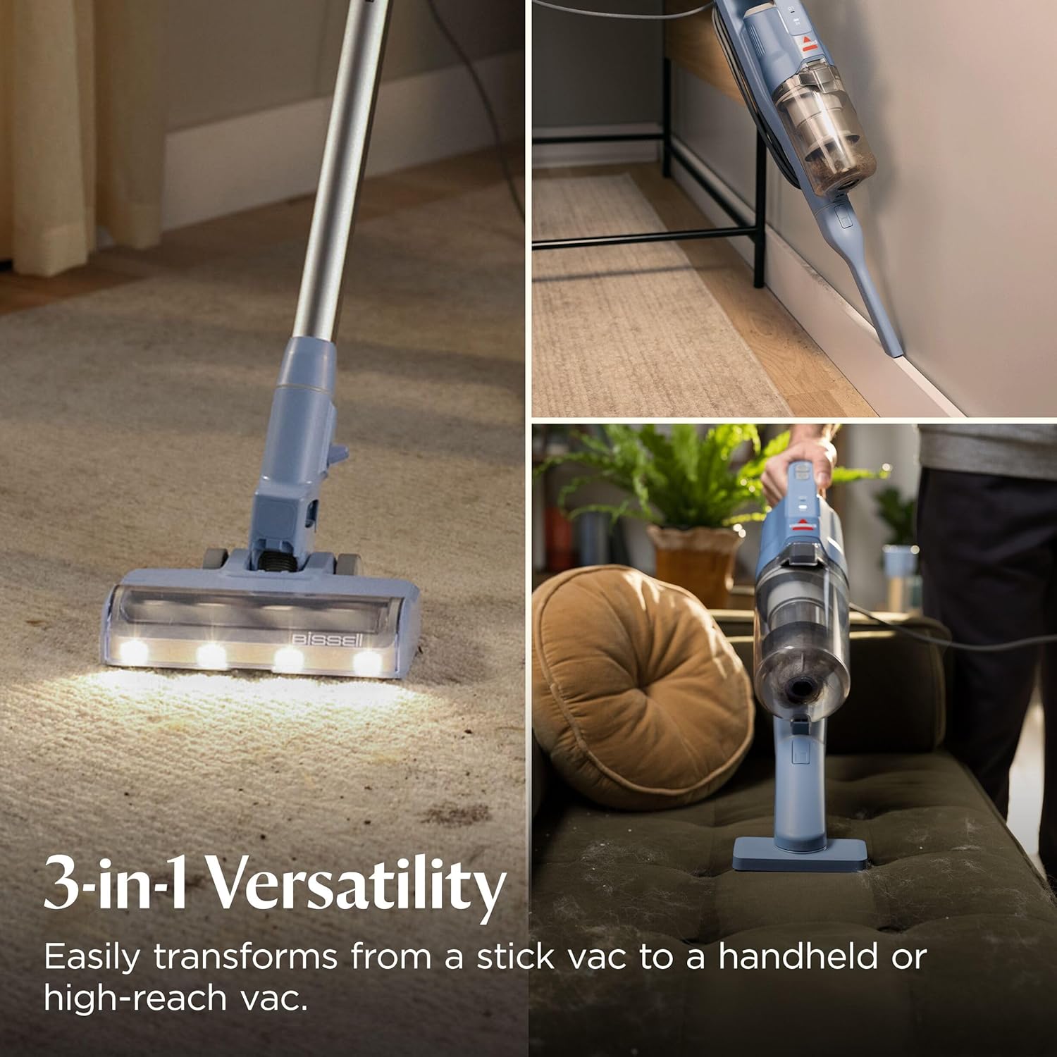 Detalle 2 de Bissell 4214K PowerClean Corded Stick Vacuum with Sealed HEPA Filtration