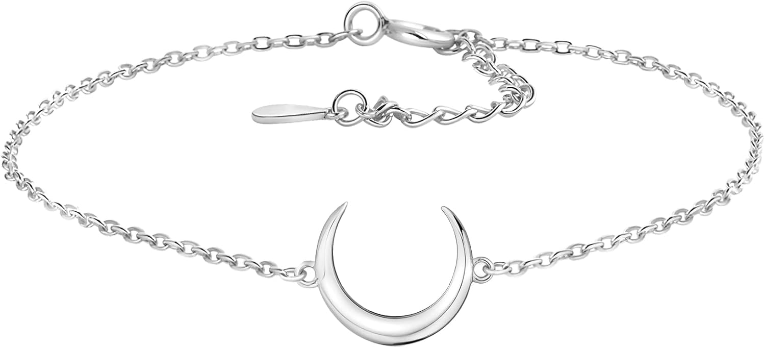 Detalle de Sofia Milani Damenarmband 925 Silber mit Mondanhänger – 30220