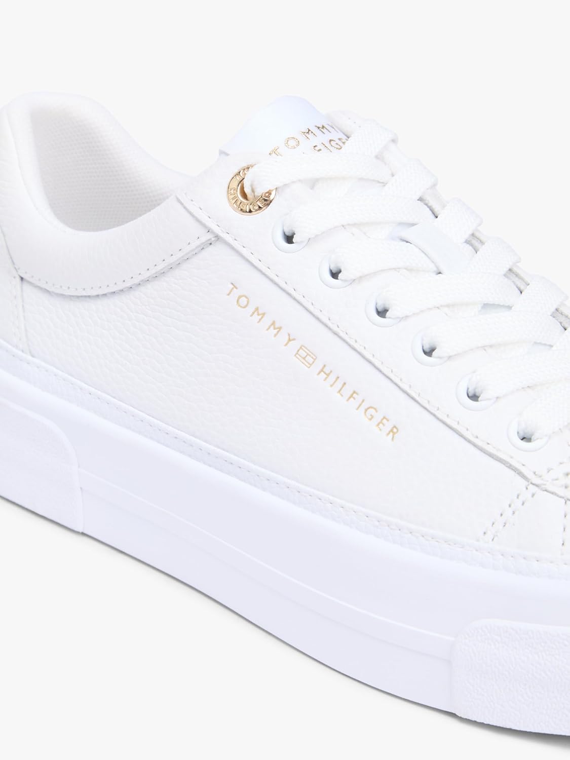 Thumbnail 1 de Tommy Hilfiger Damen Platform Sneaker TH Platform Sneaker Tumbled Leder Low Top