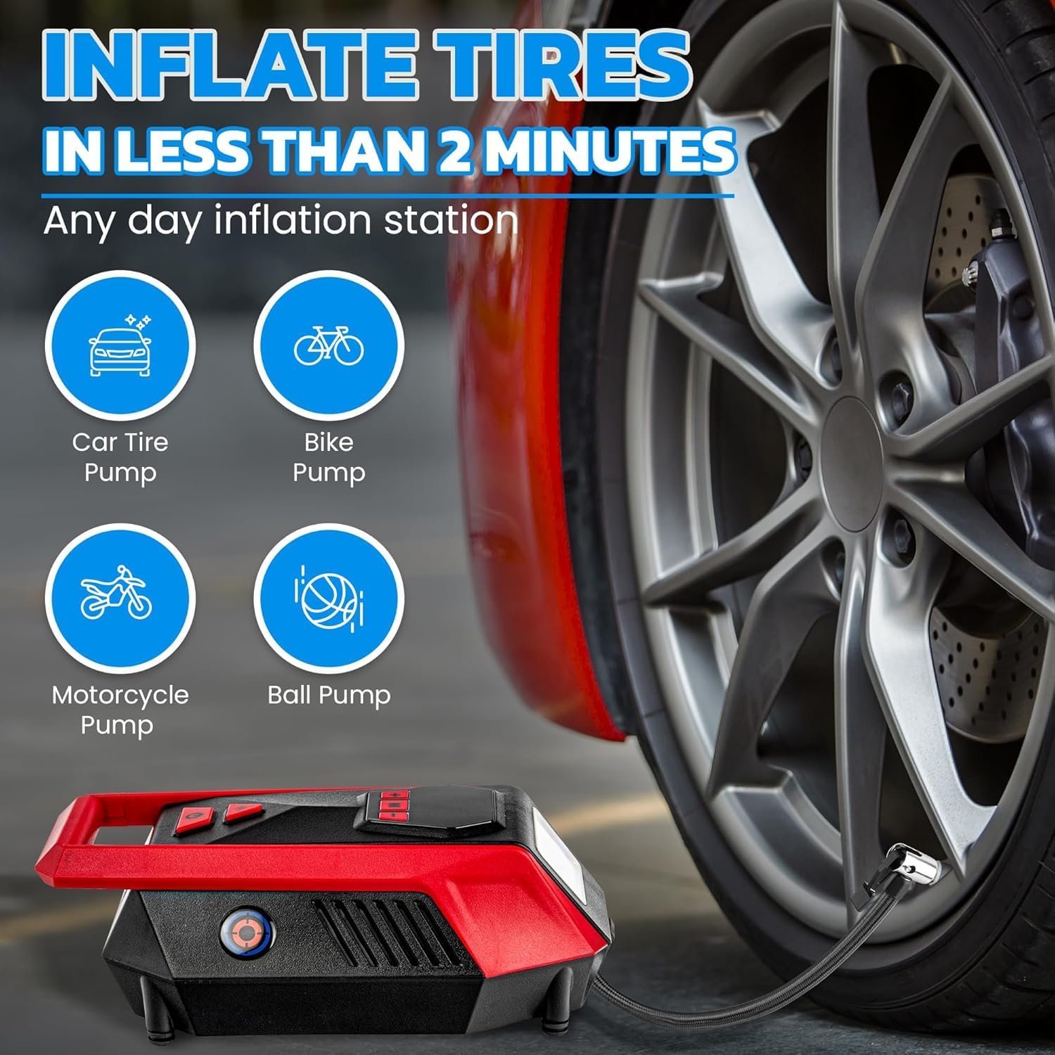 Detalle de Bullseye Car Tire Inflator 12V DC