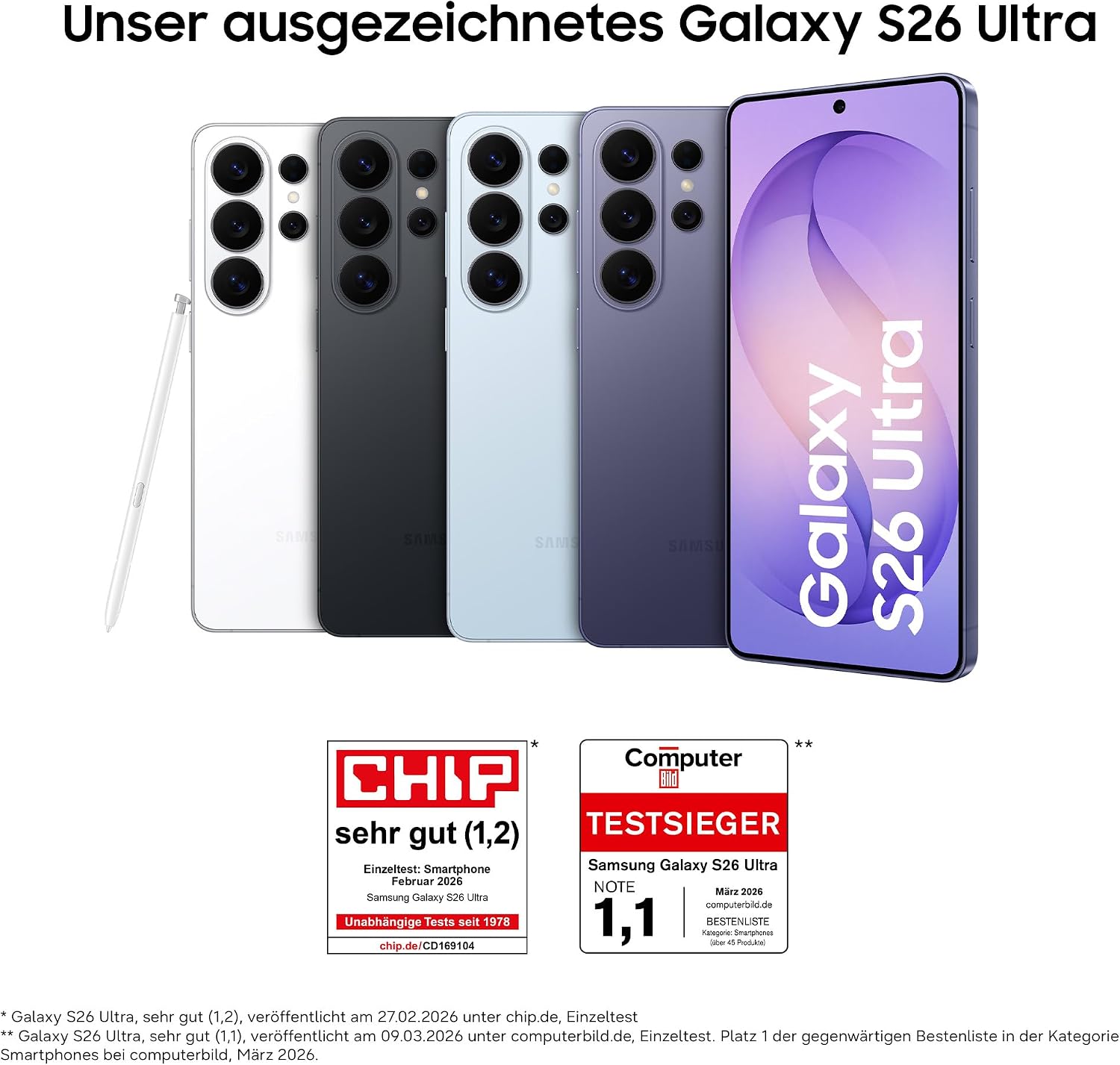 Detalle de Samsung Galaxy S26 Ultra AI Smartphone