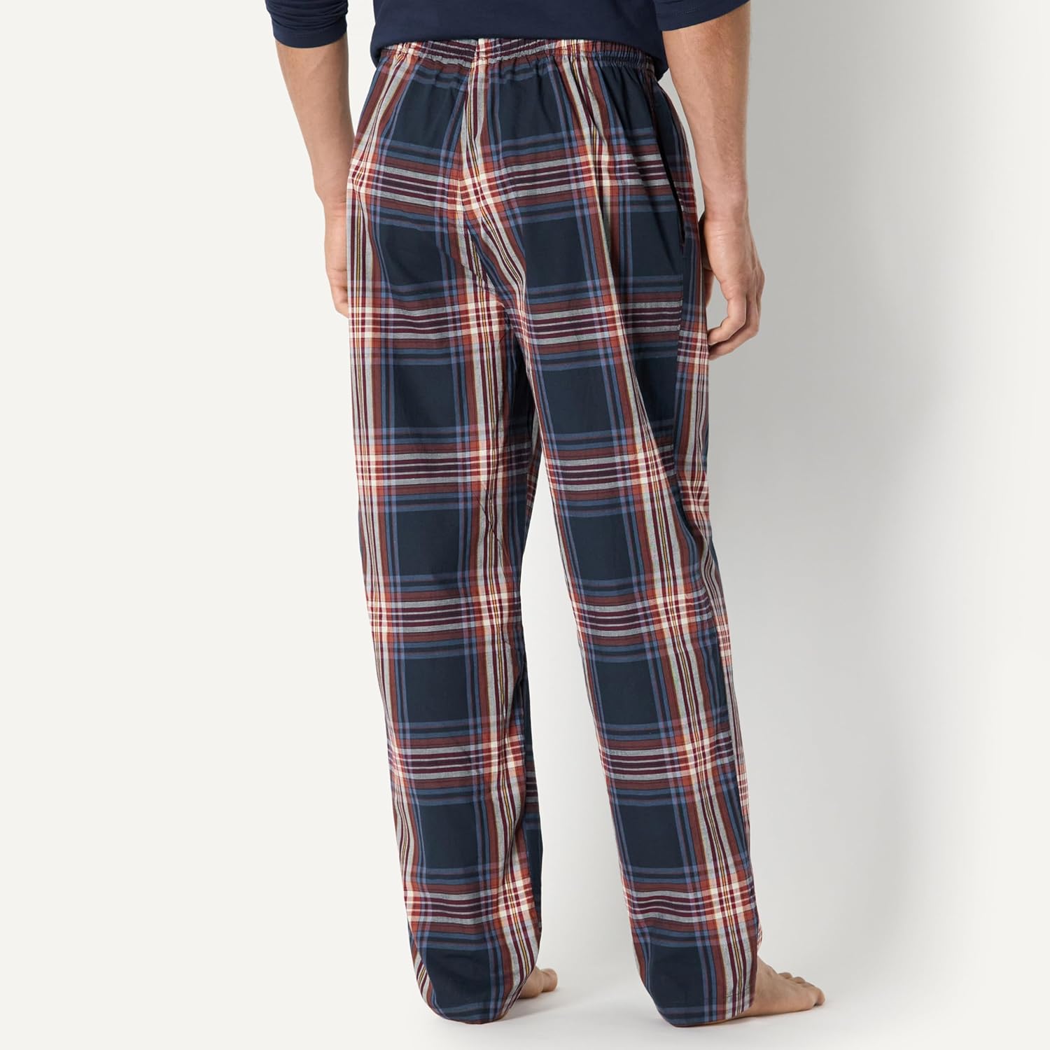 Thumbnail 3 de Amazon Essentials Uomo pantaloni da pigiama in popelín di cotone vestibilità dritta con tasche