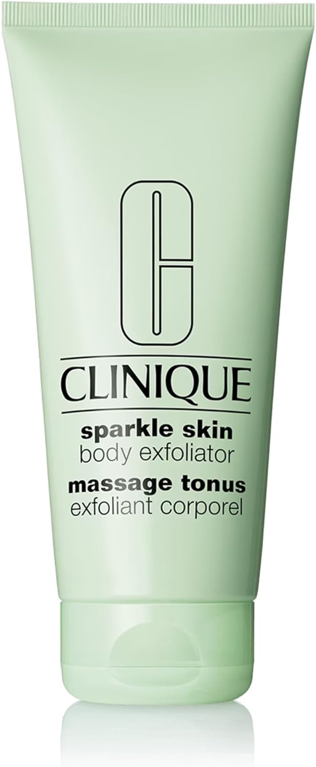 Clinique Sparkle Skin Body Exfoliator (200 ml) for smoother, self-tan-ready skin