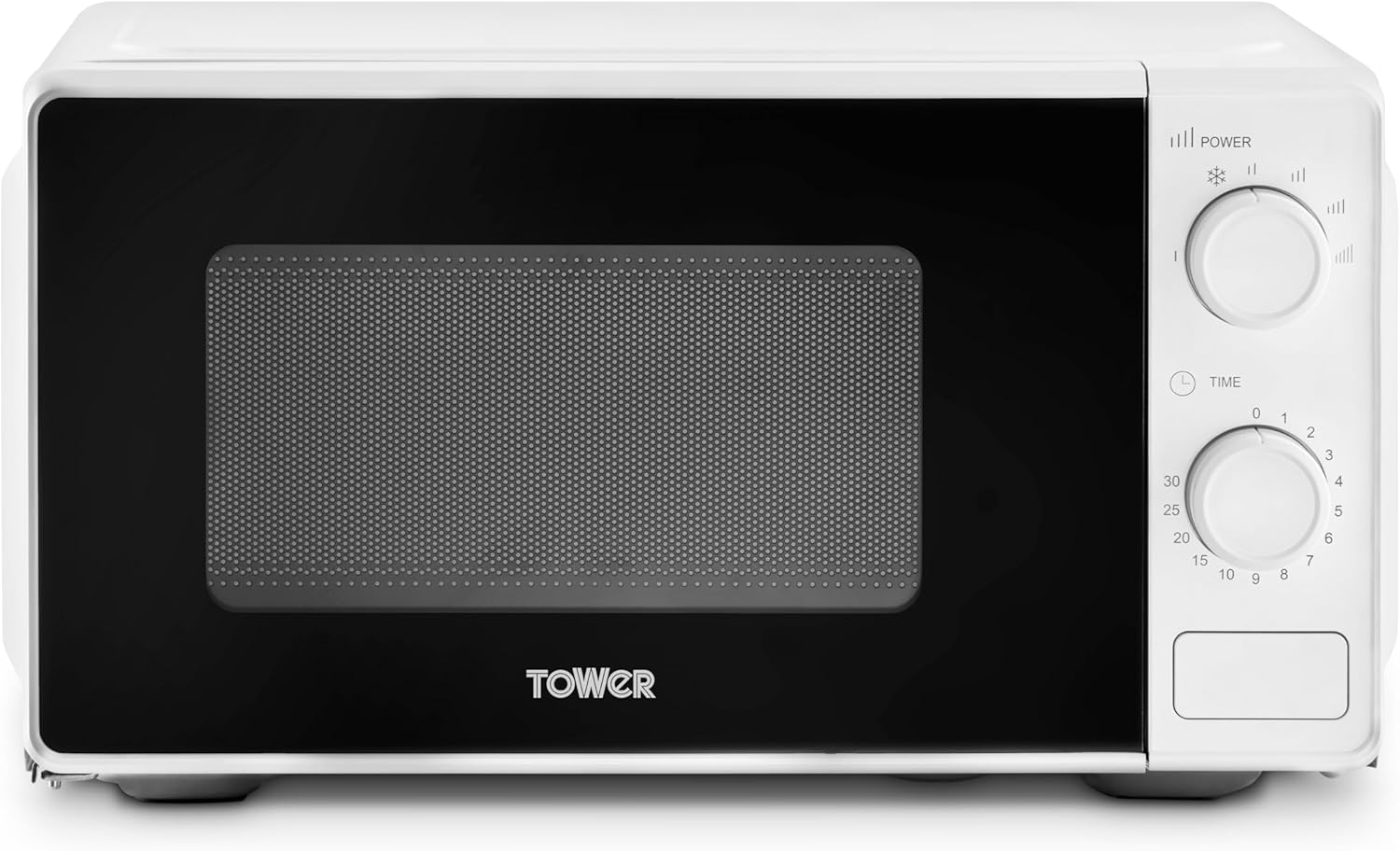 Detalle de Tower Manual 20 Litre 800W Microwave (Dial Controls) – T24044WHT