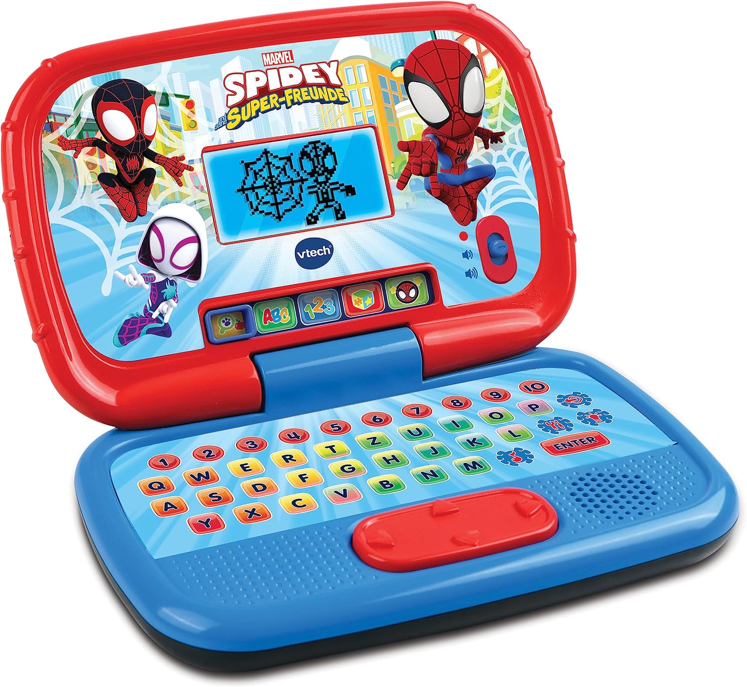 VTech Spidey Lernlaptop – Kindgerechter Lerncomputer mit QWERTZ-Tastatur