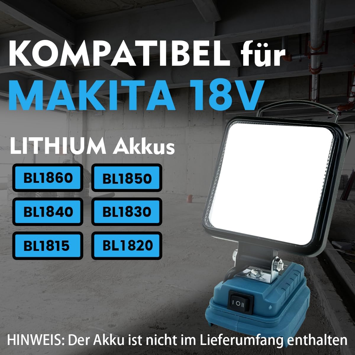 Thumbnail 1 de Akku Lampe Makita 18V 48W 4800LM