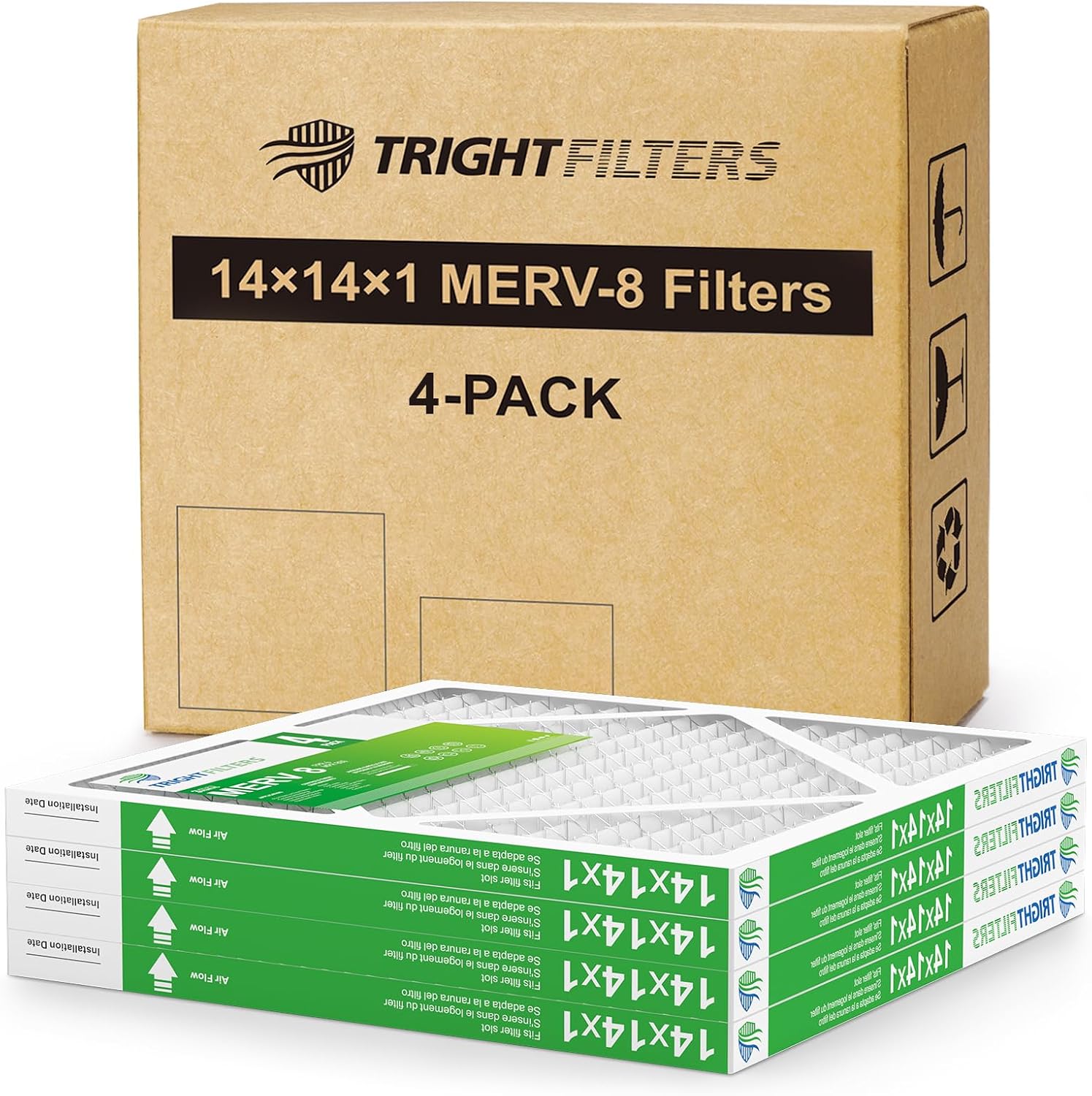 Detalle de TRIGHTFILTERS Air Filter 14x14x1