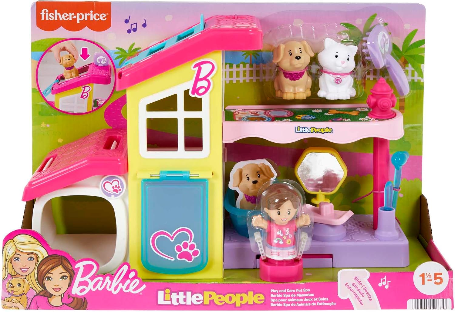 Thumbnail 5 de Little People Barbie Centro Benessere dei Cuccioli