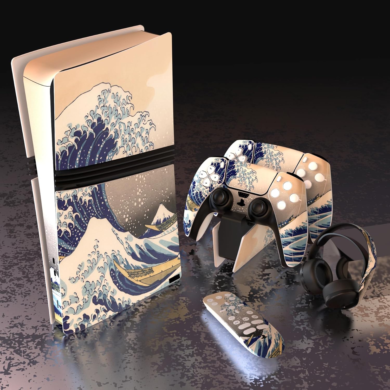 Thumbnail 3 de playvital Full Set Skin Stickers for PS5 Pro console