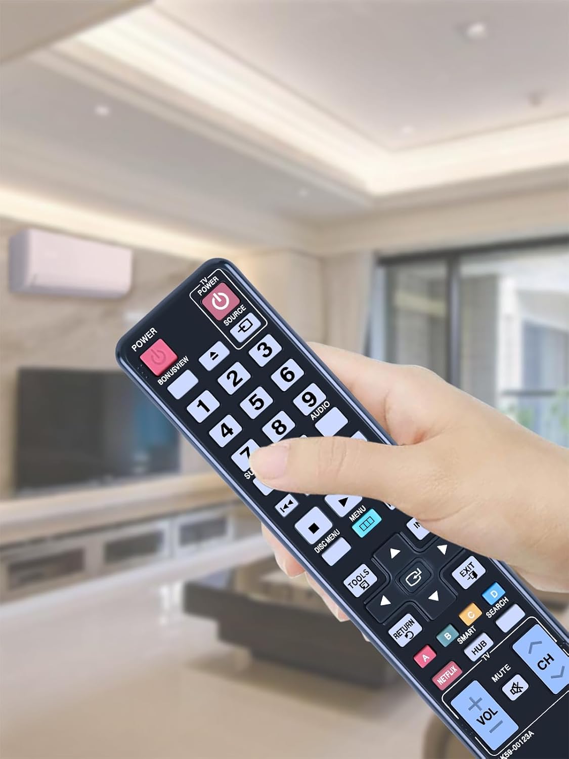 Thumbnail 6 de TCNOUMT AK59-00123A replacement remote control for Samsung DVD players (BD-D5500/BdD6500 and more)