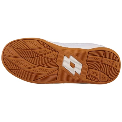 Detalle 2 de LOTTO Pacer 2600110K Unisex Kinder Hallenschuh Weiß / Freaky Pink
