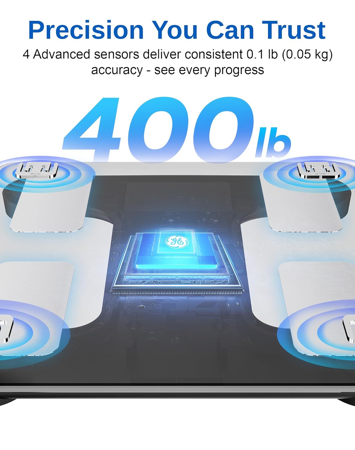 Detalle de GE Smart Scale, 400 lb Capacity