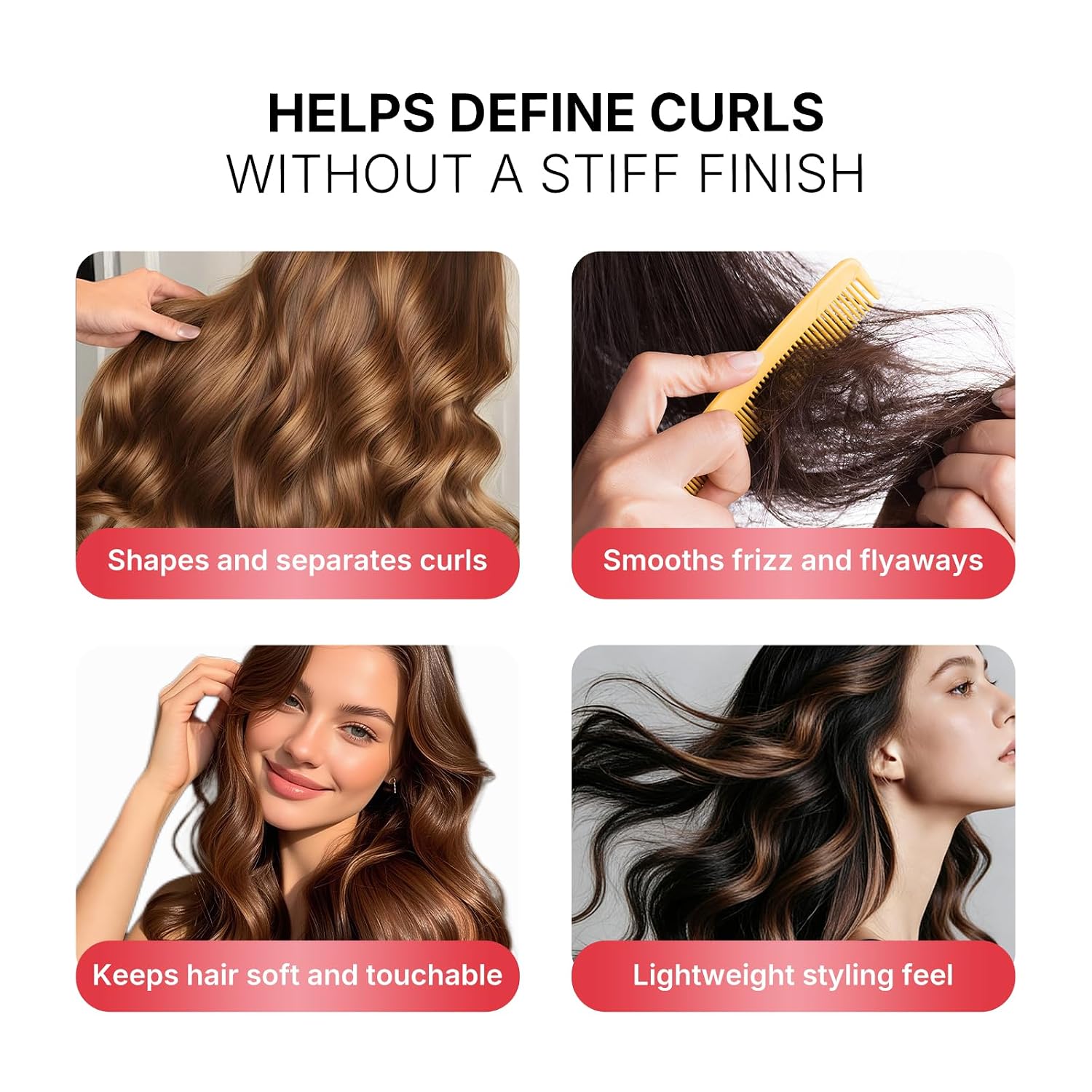 Thumbnail 2 de Karseell Curl Defining Cream for Wavy, Curly, and Coily Hair (500 mL) – Leave-In Styling for Frizz Control & Soft Defined Curls
