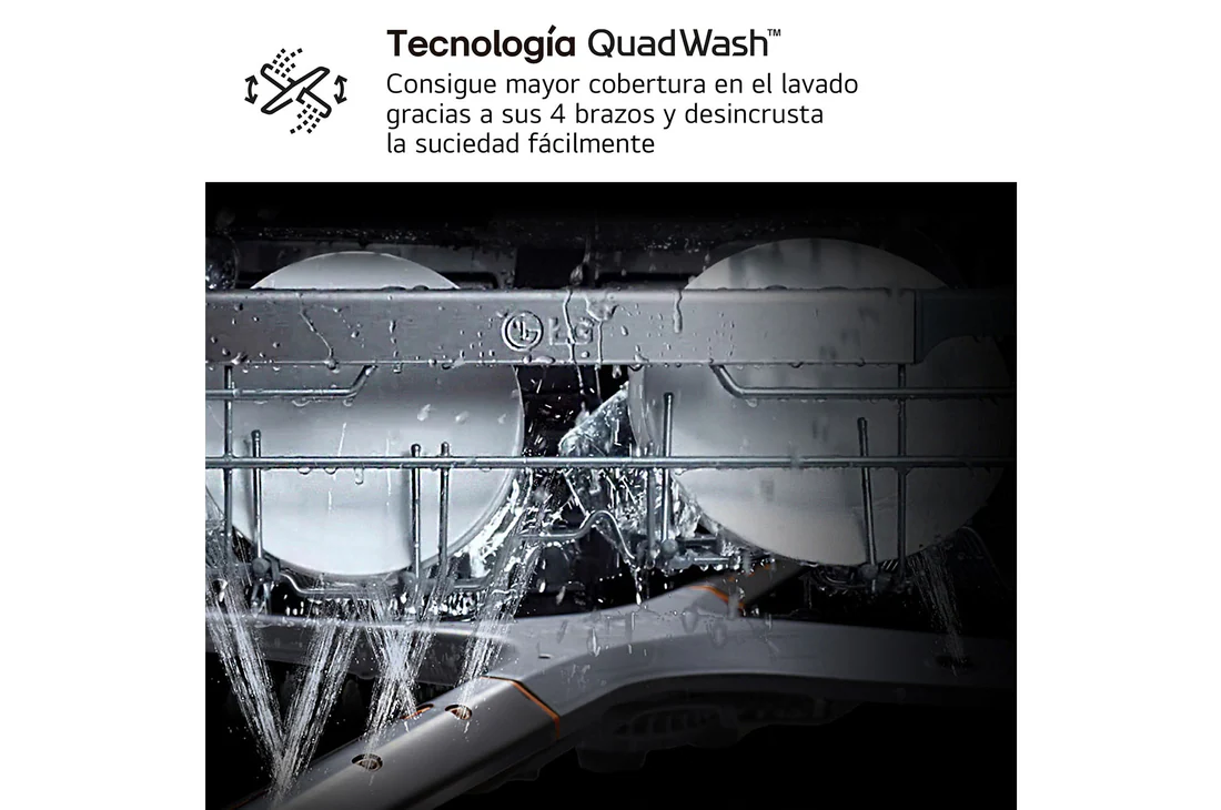 Thumbnail 5 de LG DF355FW Outlet lavavajillas blanco, 3ª bandeja