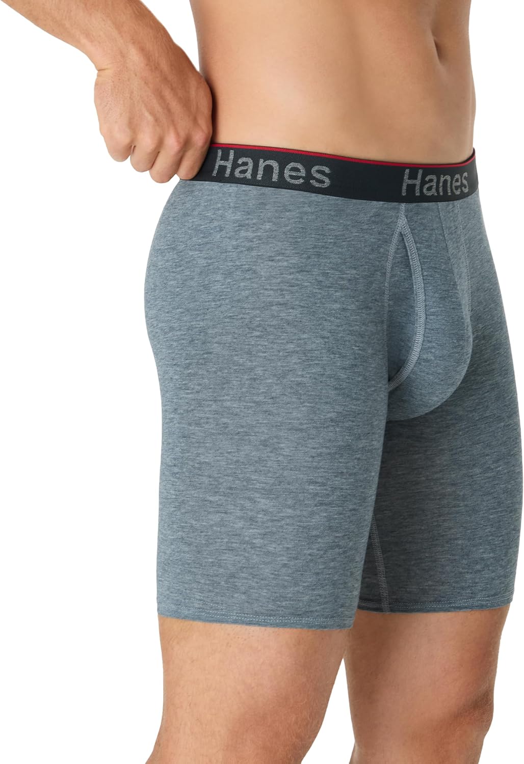 Thumbnail 3 de Hanes CFFST3 Men's Boxer Briefs, 3-Pack, 8-Inch Inseam