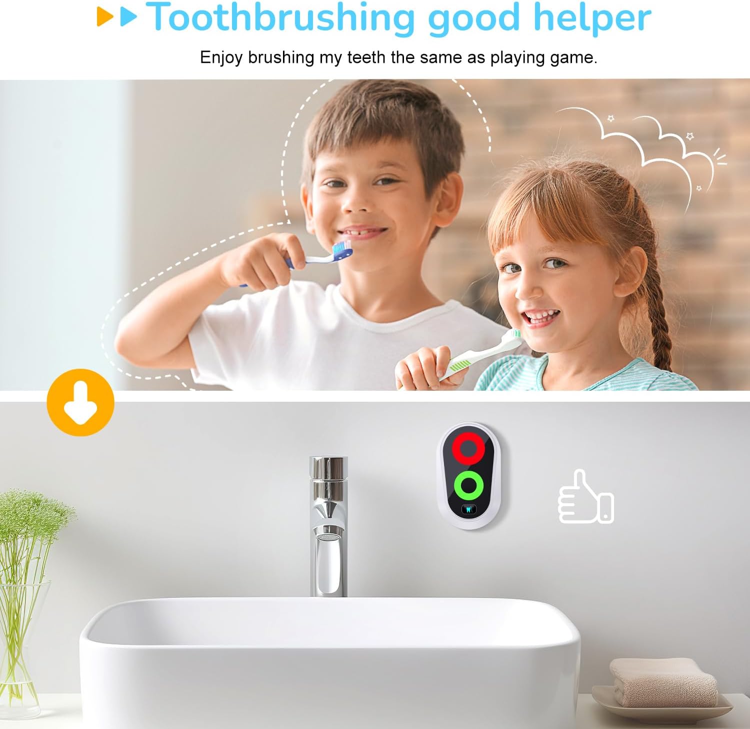 Thumbnail 2 de Timer spazzolamento magnetico 2–3 minuti per bambini