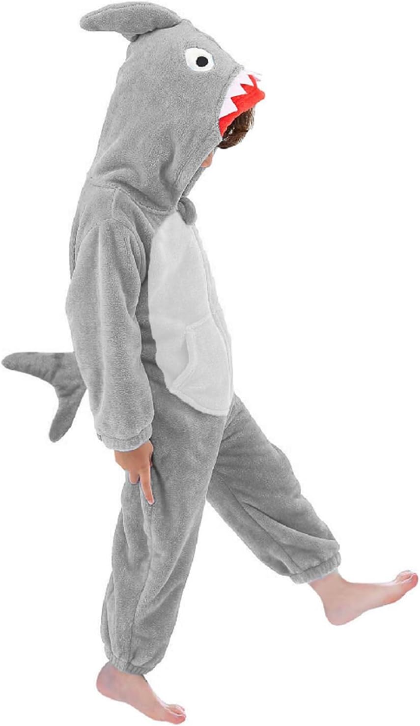 Thumbnail 4 de LOLANTA Déguisement Requin Enfant – Mamelon/Combinaison en flanelle à capuche pour garçons et filles (2–7 ans)