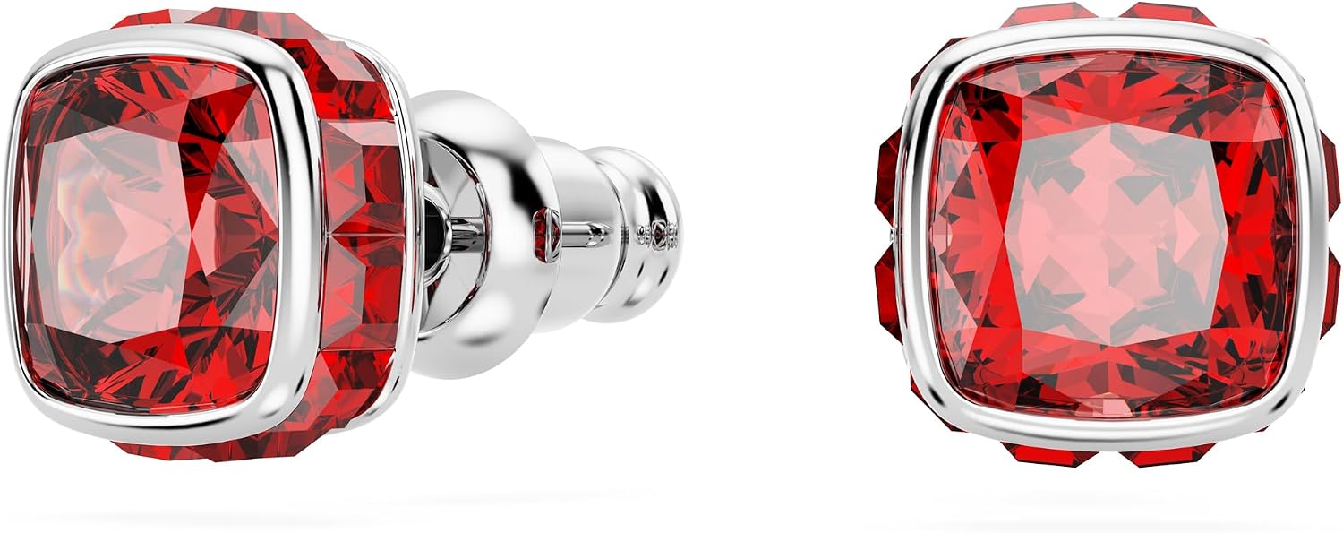 Detalle de Swarovski Birthstone Stud Earrings, 1/3 x 1/3 Inch