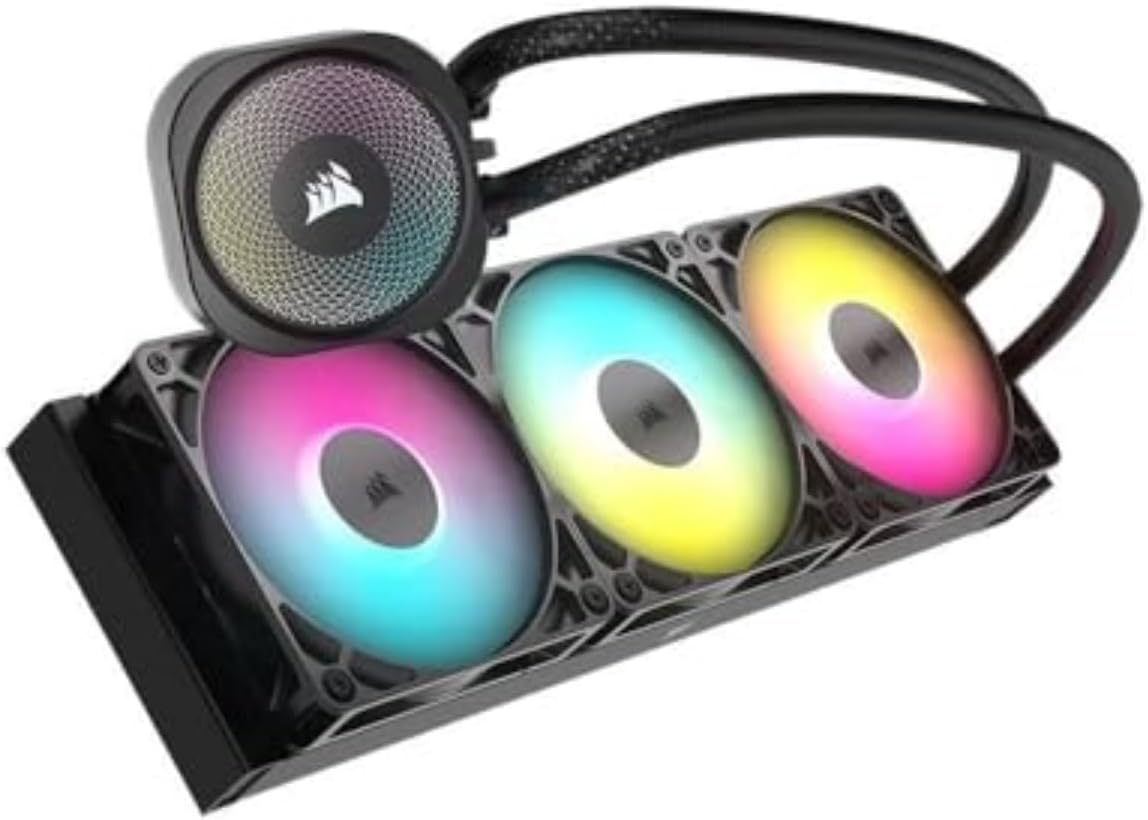 Thumbnail 1 de Corsair Nautilus 360 RS ARGB Liquid CPU Cooler (360mm AIO) with RS120 ARGB Fans