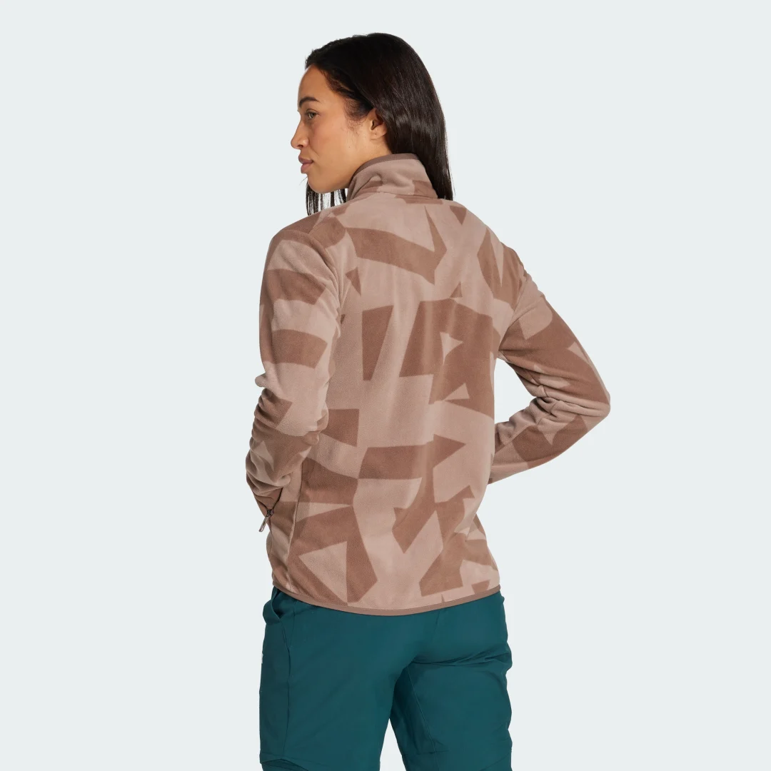 Detalle 2 de Chaqueta de felpa estampada Terrex Multi de Adidas