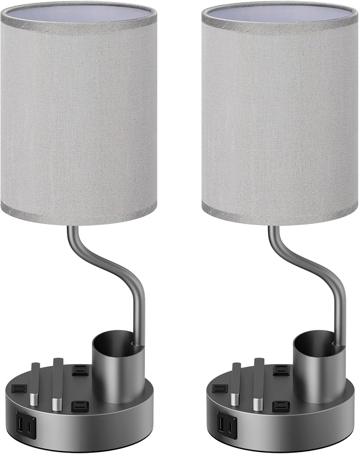 Thumbnail 6 de Fenmzee Bedside Lamps 15-Inch