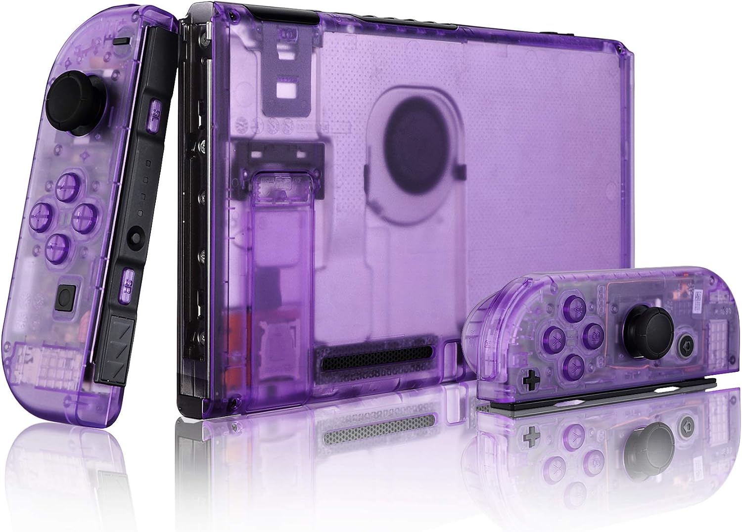 Detalle de eXtremeRate jasnofioletowa obudowa do Nintendo Switch i Joy-Conów z ABS