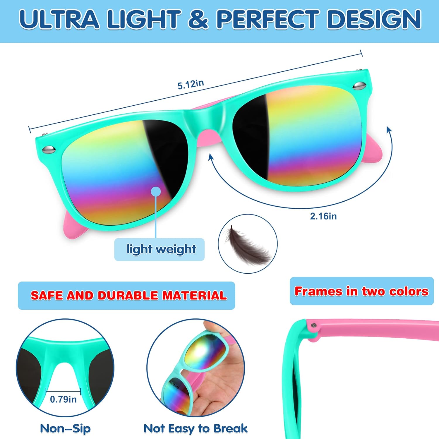 Thumbnail 3 de GINMIC Kids Sunglasses 12 Pack UV400