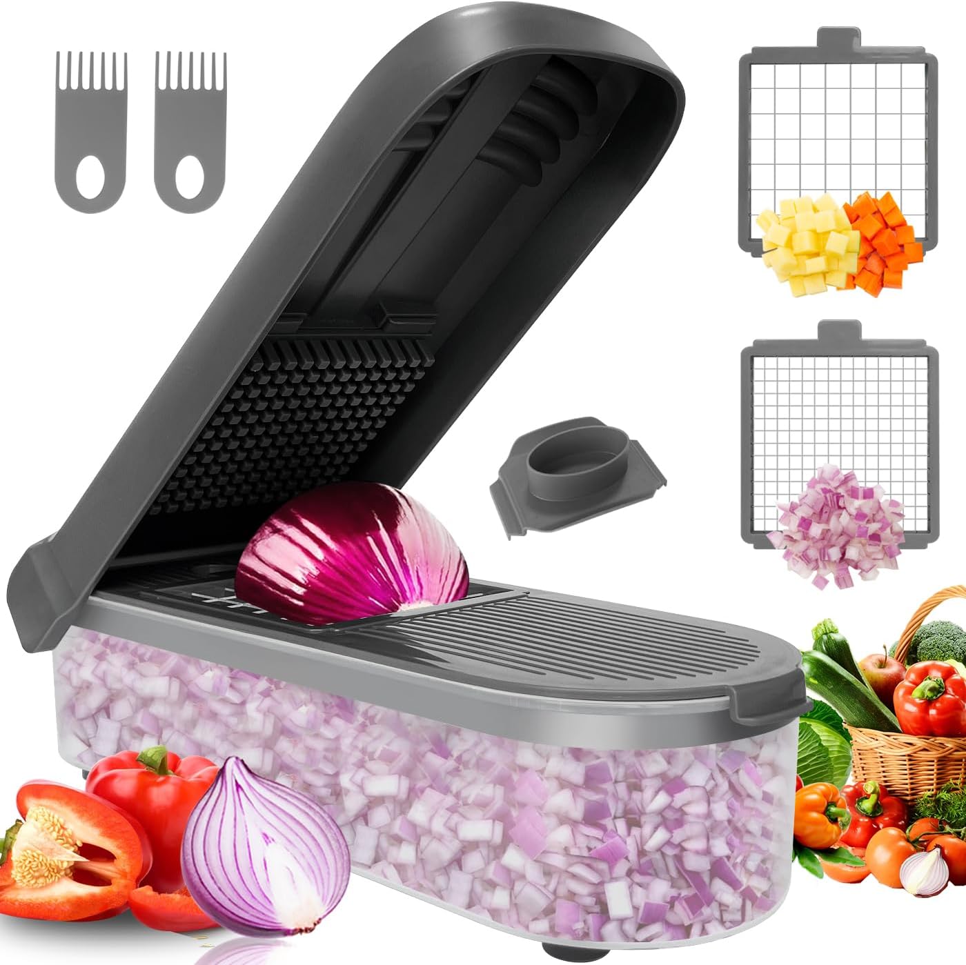 Detalle de LHS Vegetable Chopper with 1.2L Container