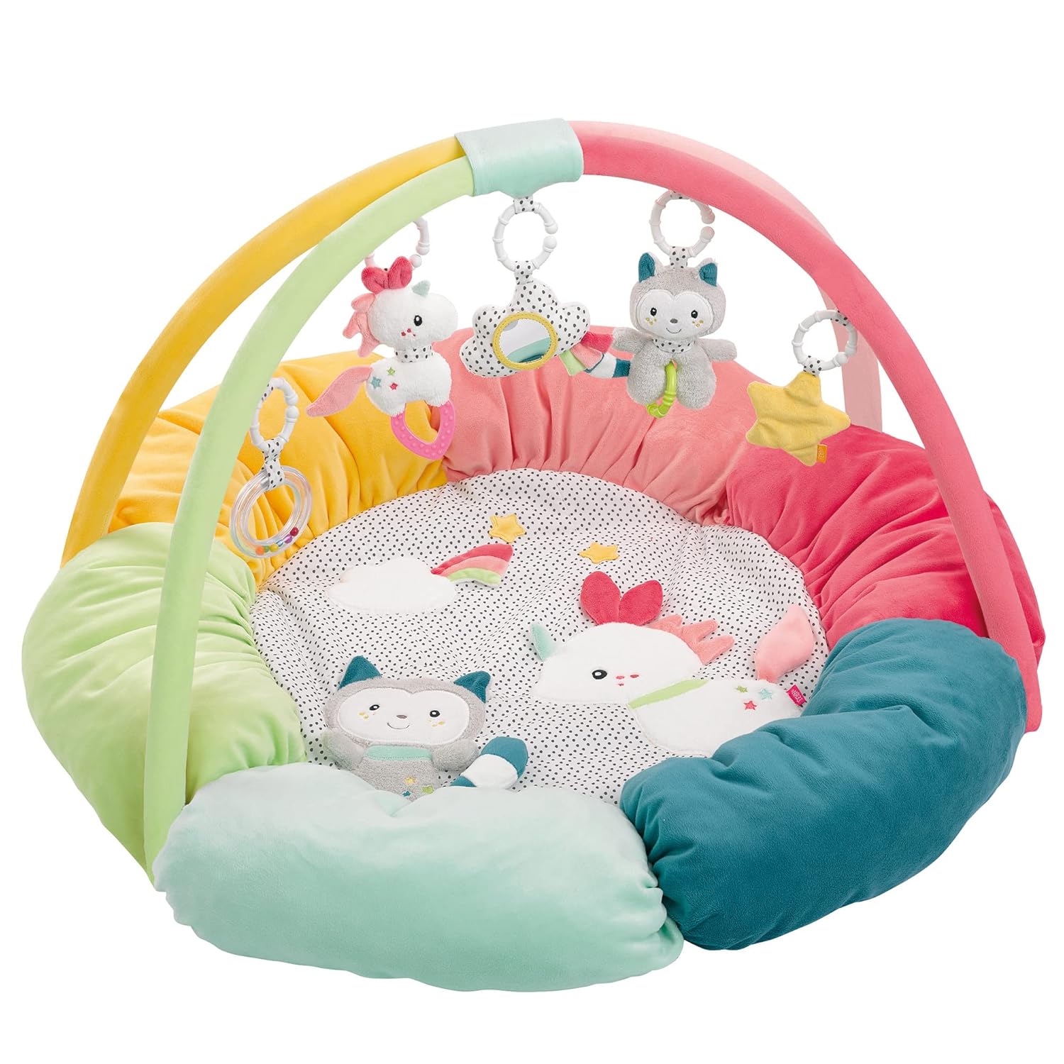 Thumbnail 6 de 3-D-Activity-Nest Otter – Besonders weicher Spielbogen mit 7 abnehmbaren Spielzeugen (ab 0+ Monaten)