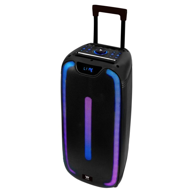 Detalle de Woxter Rock'n'Roller ST altavoz Bluetooth trolley con batería recargable y micrófono inalámbrico