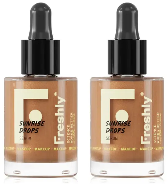 Freshly Sunrise Radiance Bronzing Serum 2x28 ml: bronceado luminoso y cuidado natural