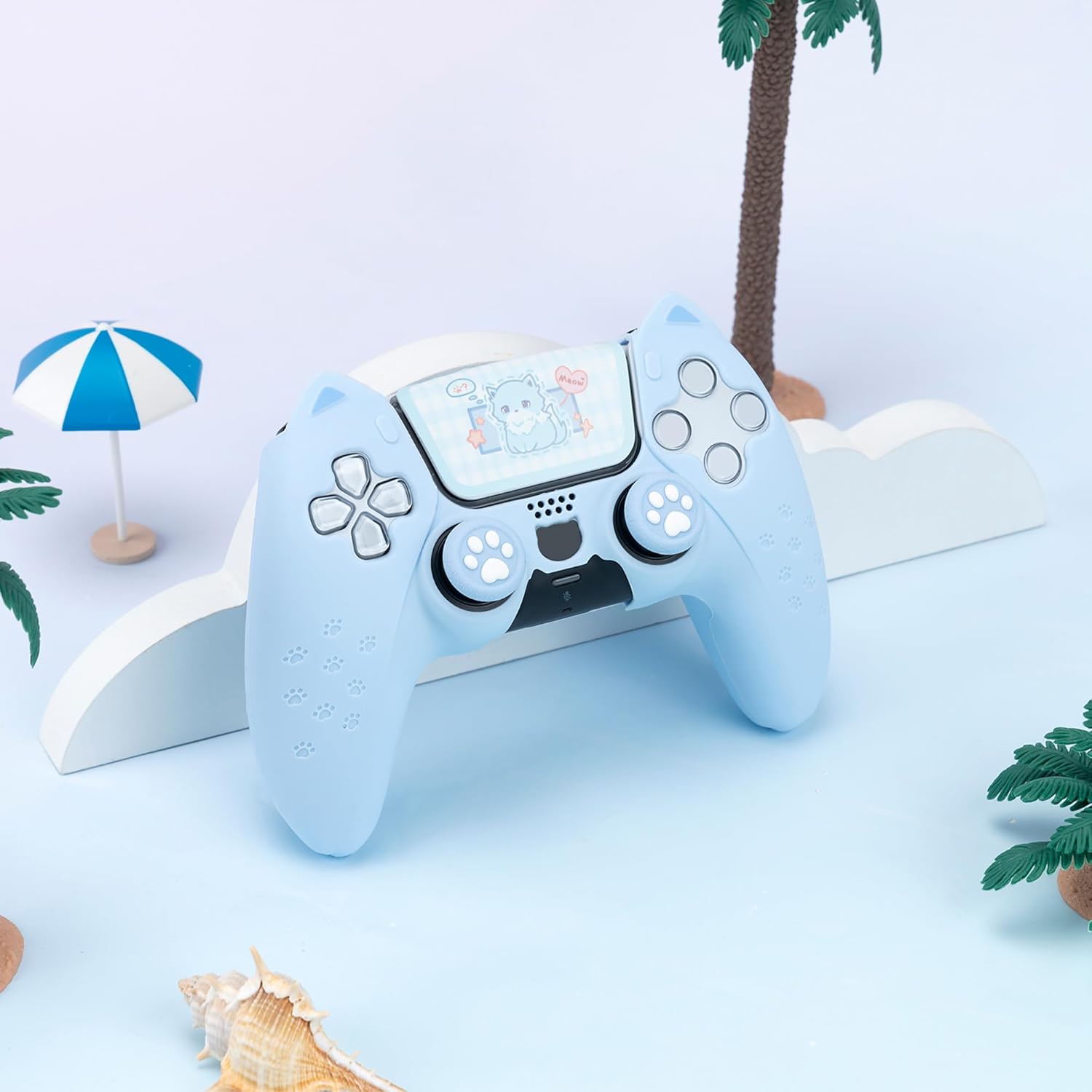 Thumbnail 5 de GeekShare Blue Cat Paw PS5 Controller Skin