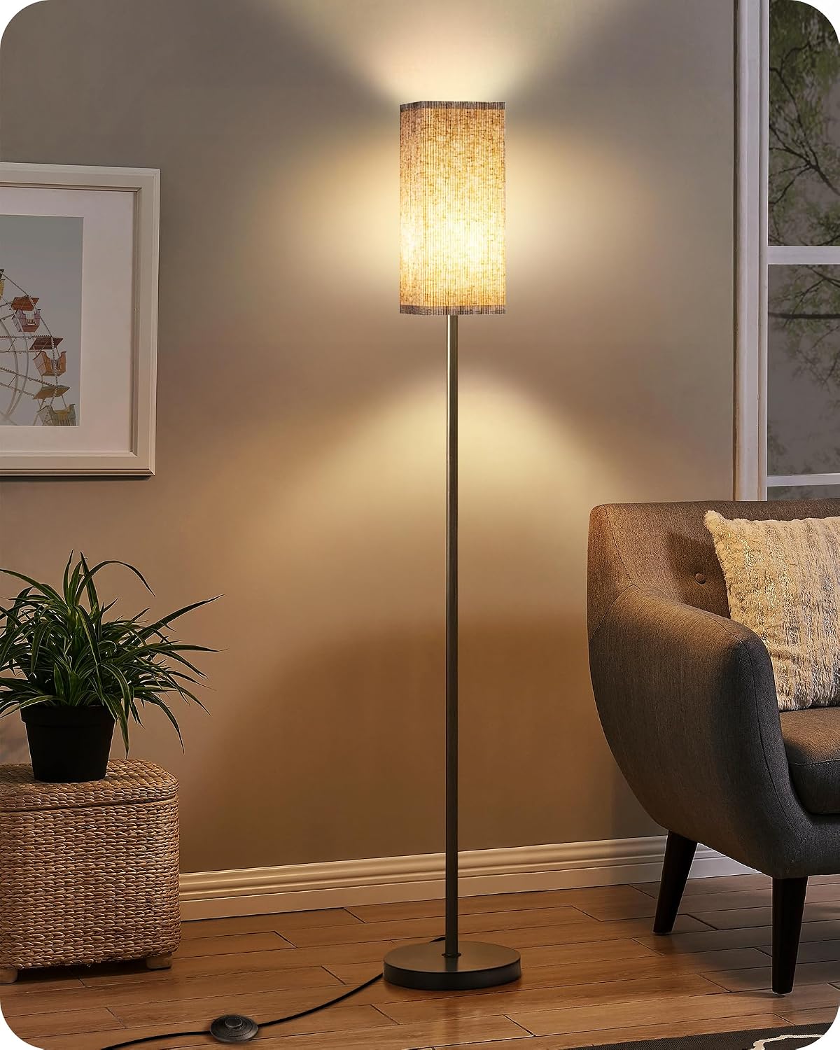 Detalle 2 de GOEBLESON BP-F004S 64.2-Inch Dimmable Floor Lamp with Remote