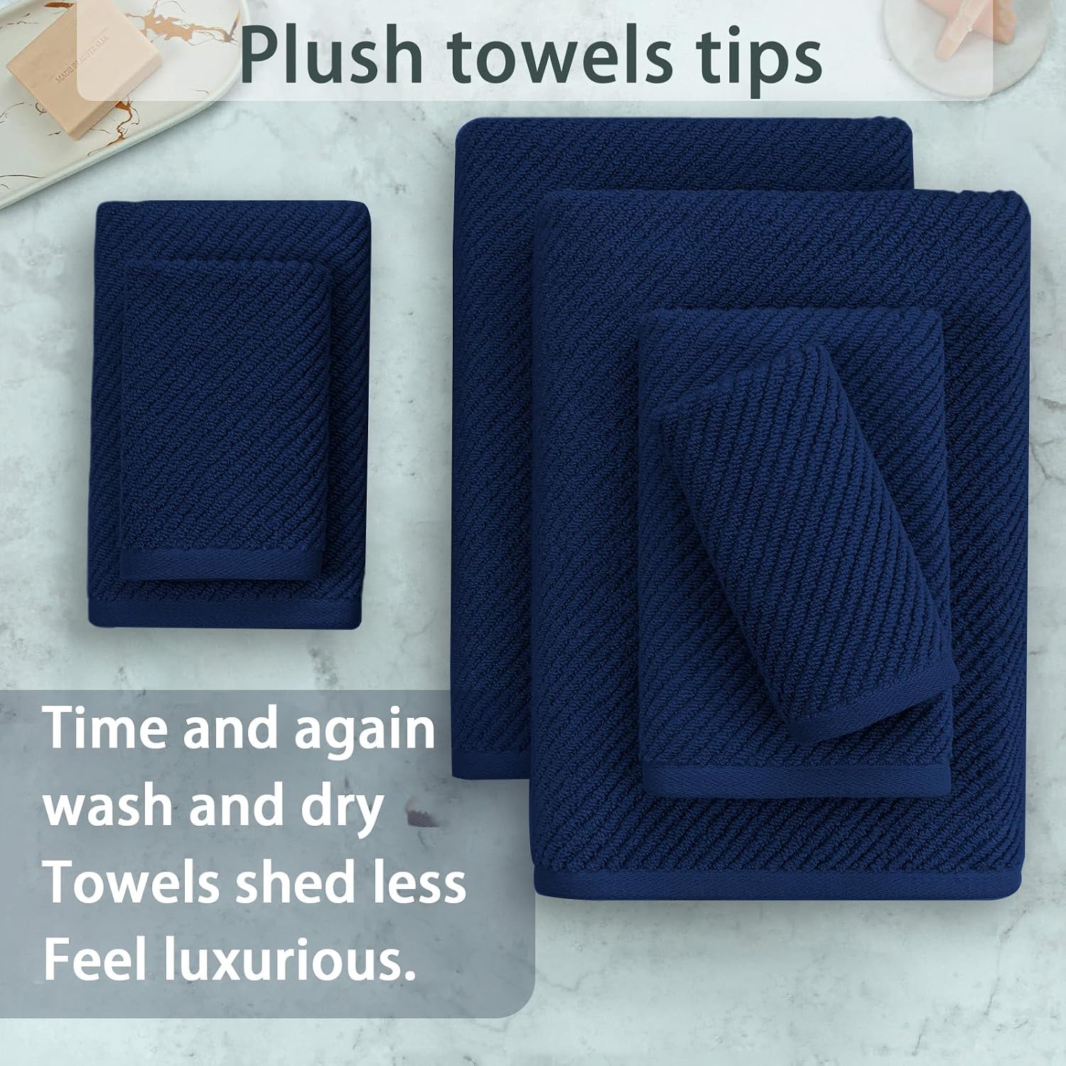 Thumbnail 4 de VOOVA & MOVAS Bath Towel Set of 6, 30"x56"