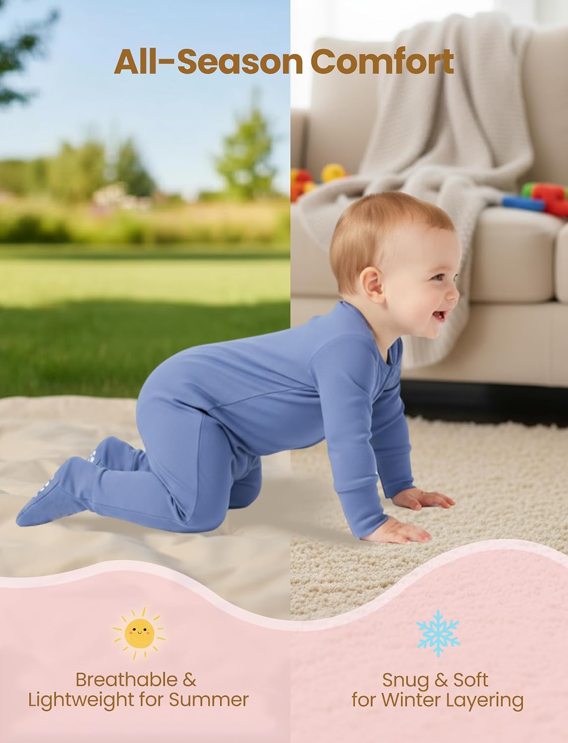 Detalle 2 de PATPAT Baby Footies, Bamboo Viscose