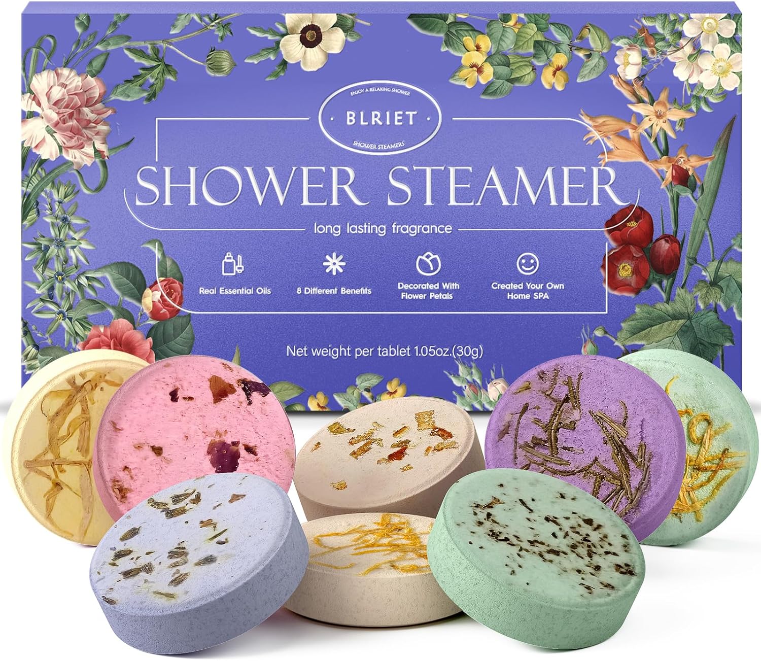 Thumbnail 6 de BLRIET Shower Steamers Aromatherapy 8 Pack