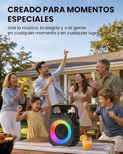 Thumbnail 8 de Karaoke Wowstar: Máquina Karaoke para Adultos con 2 Micrófonos Inalámbricos