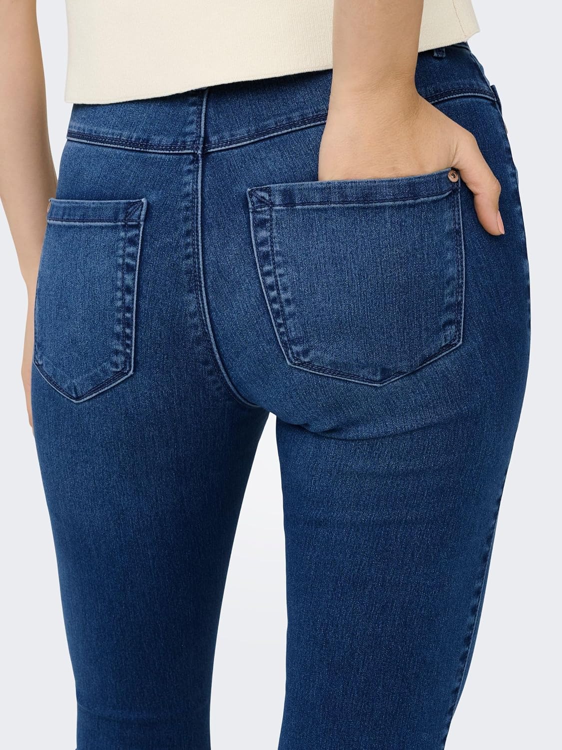 Thumbnail 6 de ONLY Onlroyal Skinny High-Waist Jeans – Blau, Größe XL (EU 34) von ONLY
