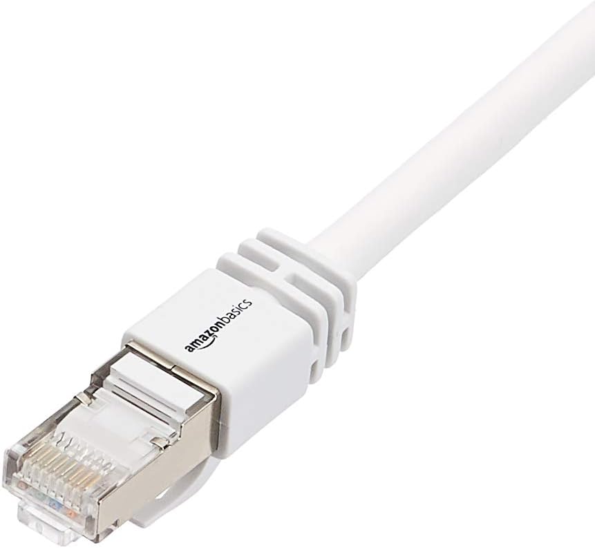Thumbnail 2 de Amazon Basics Cable Ethernet Gigabit Cat 7, Blanco, 3m