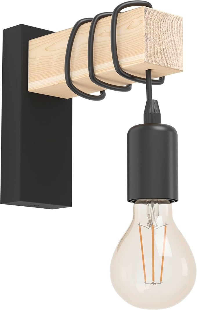 Detalle de Eglo TOWNSHEND Aplique Vintage Industrial con E27🕯