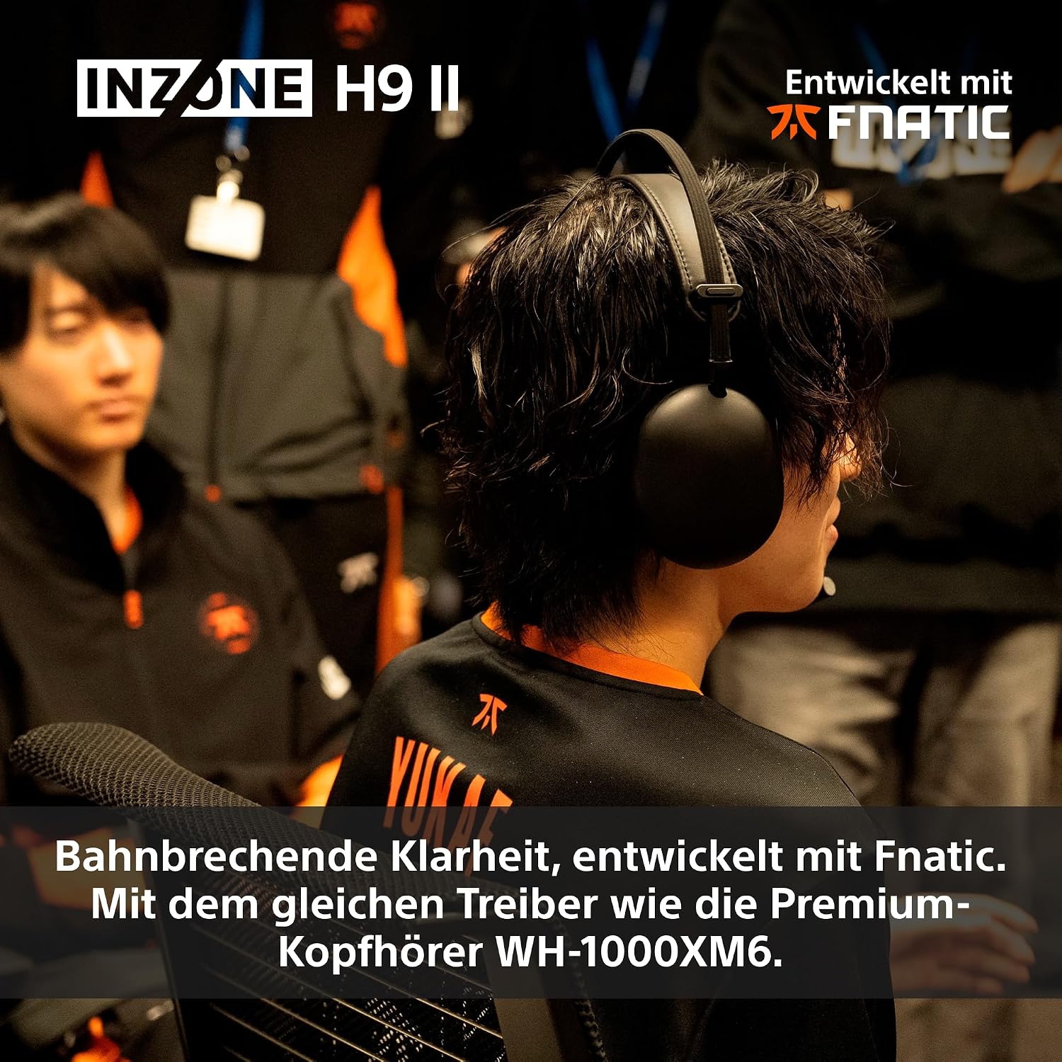 Detalle 2 de Sony INZONE H9 II Kabelloses Noise Cancelling Gaming Headset – Präziser Klang, flexibel verbunden