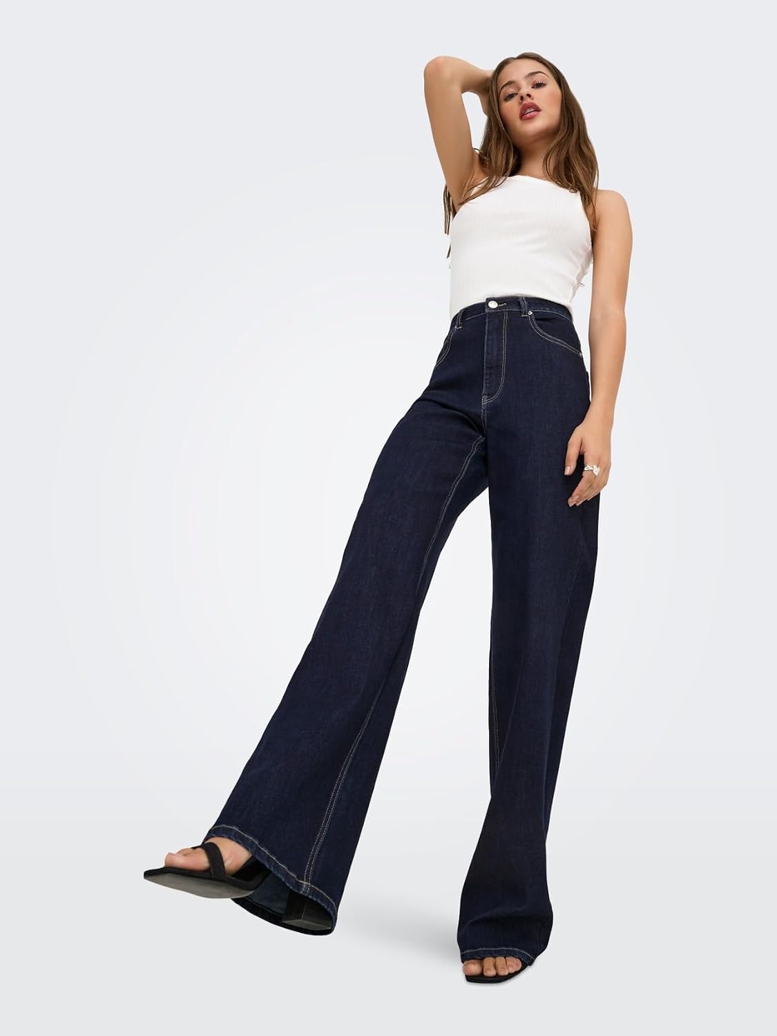 Thumbnail 6 de ONLY Female Jeans mit weitem Bein ONLJUICY-WAUW – hohe Taille & weiter Beinschnitt