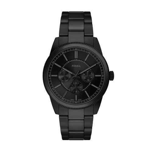Detalle de Fossil Pearson, montre homme à quartz multifonction, cadran noir, 42 mm